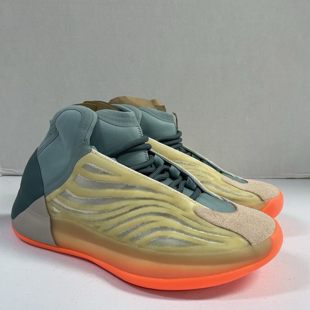 Adidas Yeezy Quantum Hi-Res Coral HP6595 Size 8.5 Orange Kanye West Basketball